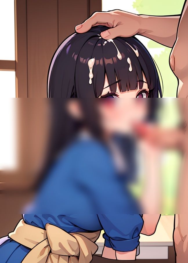 サンプル画像1:ふぇら強●「ふぇらやったことのない女の子」(べろべろ) [d_348443]