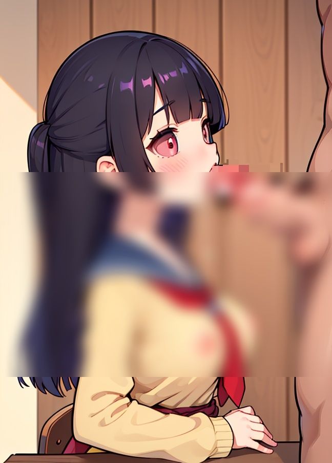 サンプル画像3:ふぇら強●「ふぇらやったことのない女の子」(べろべろ) [d_348443]