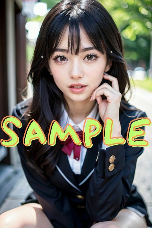 サンプル画像2:完全JK露出調教マニュアル(替え玉一兆) [d_348475]