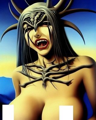 サンプル画像1:巨乳魔戦士:美しき戦う女の図像(MUTANTITS) [d_348513]