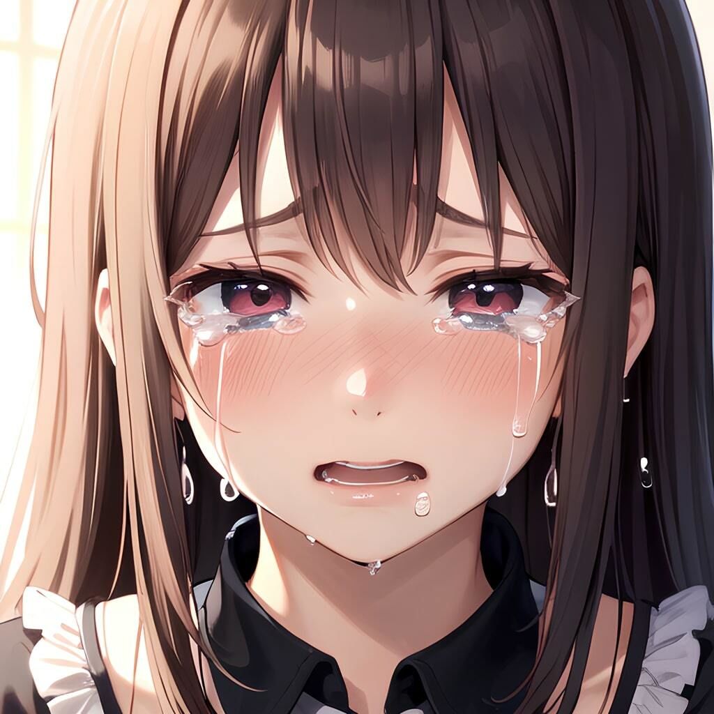 サンプル画像3:泣顔(でんでん) [d_348522]