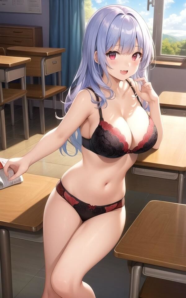 サンプル画像1:就任先の女学園の教師と生徒があまりにもエロすぎた件…。(セクシーAI) [d_348553]