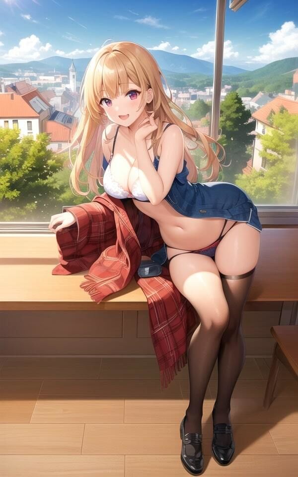 サンプル画像3:就任先の女学園の教師と生徒があまりにもエロすぎた件…。(セクシーAI) [d_348553]