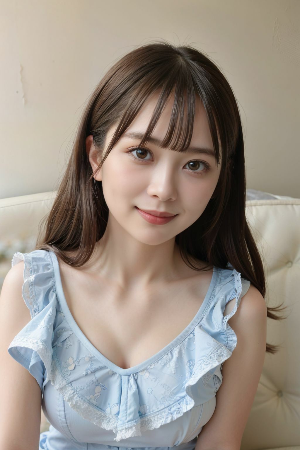 サンプル画像1:磯山梓:AI美女カタログ14(ゆるふわAI) [d_348591]