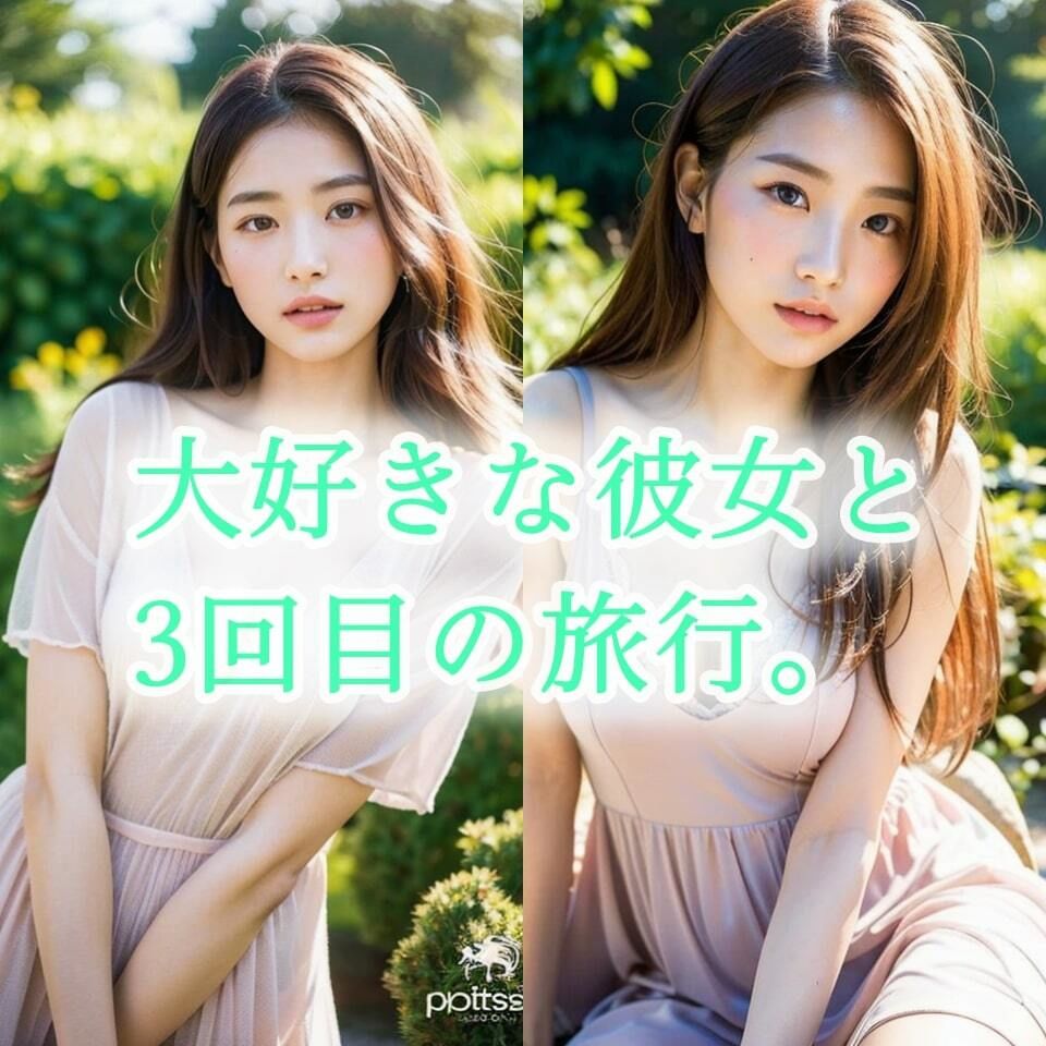 サンプル画像5:【清楚な彼女】ぶらりえちえち旅行〜初めてのおもちゃ体験記〜【89p】(ちゃのそんAI) [d_348592]