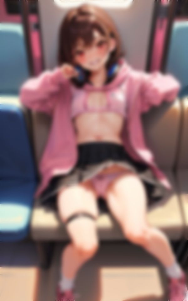 サンプル画像1:向かいに座ってるお兄さん…見える？w(panpanyama2) [d_348721]