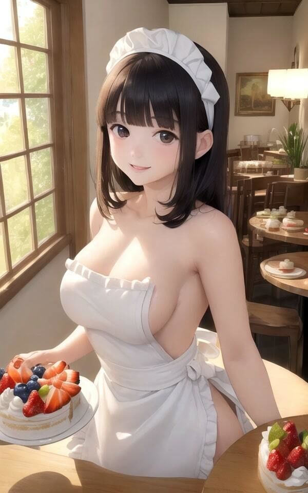 サンプル画像5:トップレス姿の猫耳処女のイケないアルバイト(ぽちゃみん) [d_348787]