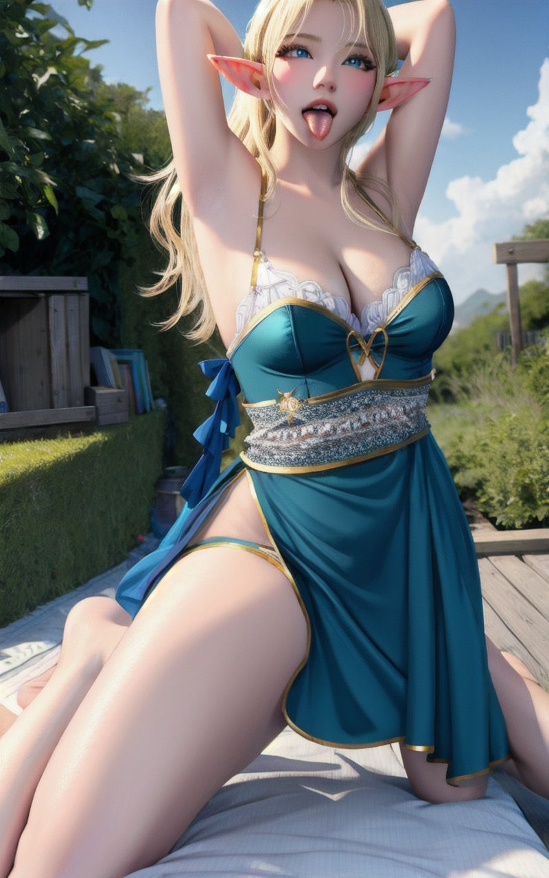 サンプル画像2:【超高画質グラビア写真集】アヘ顔エルフの下着。ぬきの50枚〜1巻〜(ぬきぬきCG【AI】) [d_348811]