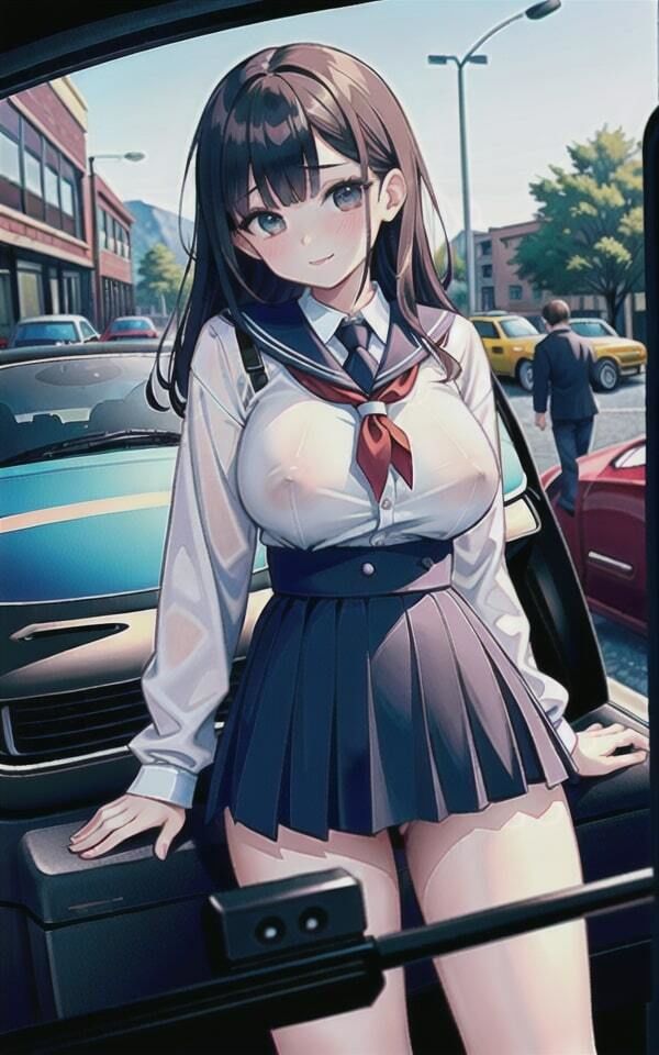 サンプル画像1:パパ活女子とのドライブがエロすぎて興奮した件(【期間限定SALE】高画質サークル) [d_348843]