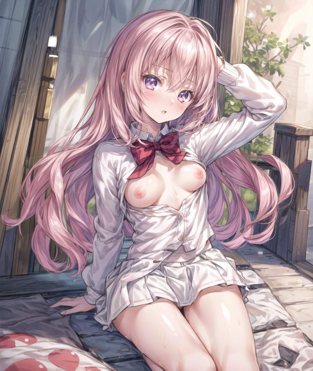 サンプル画像2:美少女たちのひととき・一〇瀬帆波(Aark) [d_348874]