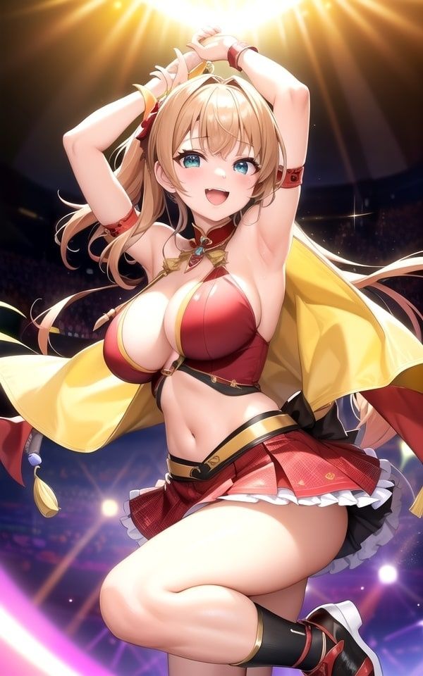 サンプル画像2:コンサートで脱ぐアイドル(AIdoujin) [d_348910]