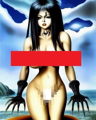 サンプル画像3:恐怖！悪魔の手袋をした巨乳娘、アナルぶっ刺されて血みどろになるかも！(MUTANTITS) [d_348972]