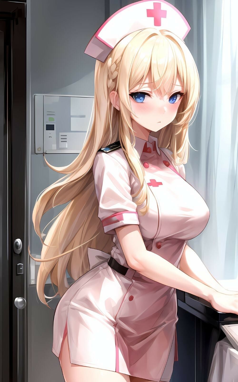 サンプル画像1:金髪巨乳ナースとヤりまくり(Aidoll) [d_349014]