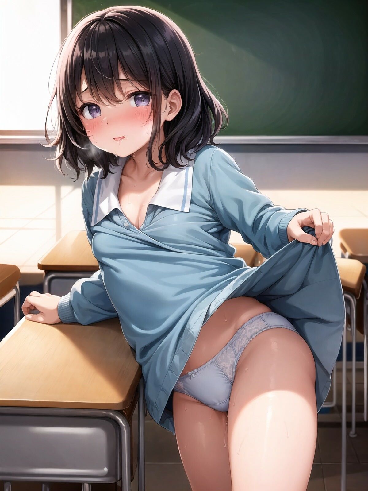 サンプル画像4:おパンツ見せなさい 義務教育課(JSSアイドル) [d_349027]