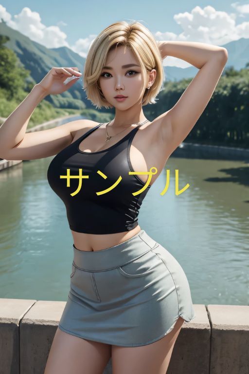 サンプル画像1:グラマラスボディ 豊満な肉体 AI写真集(KOC) [d_349046]