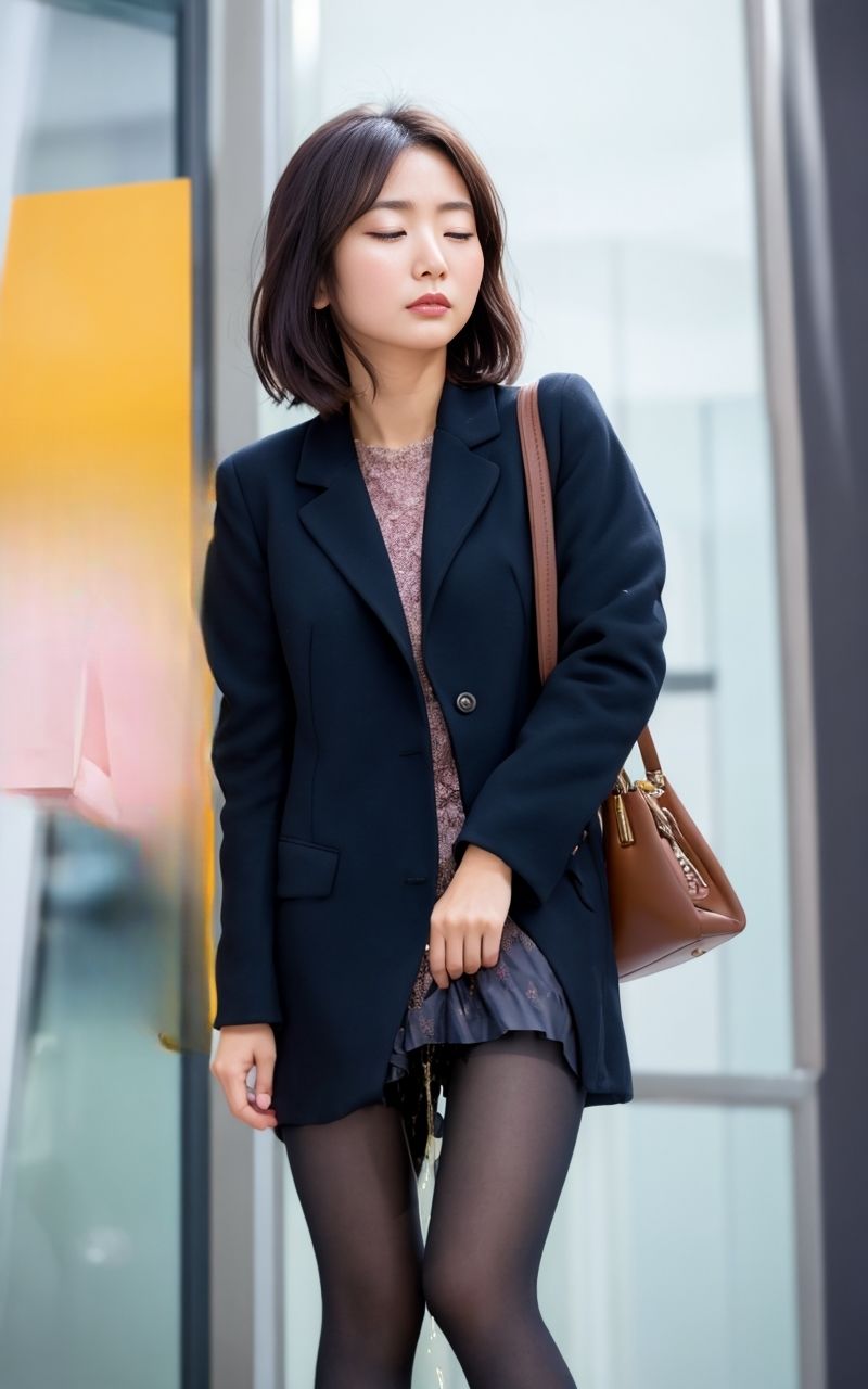 街角失禁人妻のサンプル画像 6