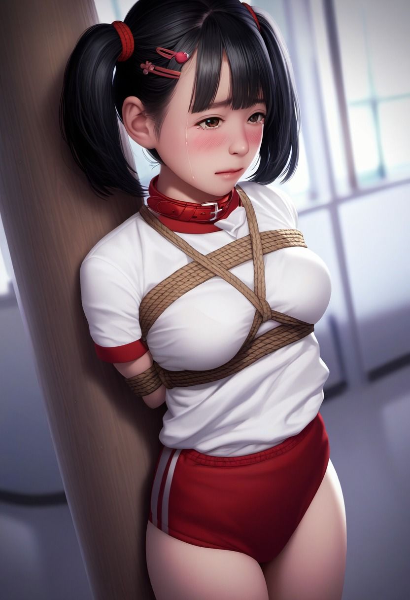 サンプル画像1:今日もまた縛られちゃいました 〜ブルマ編〜(くろねこ倶楽部) [d_349064]