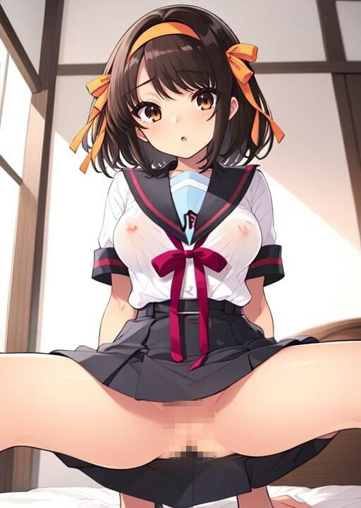 サンプル画像1:涼宮ハ〇ヒ ガチS〇X(こまいこ) [d_349094]