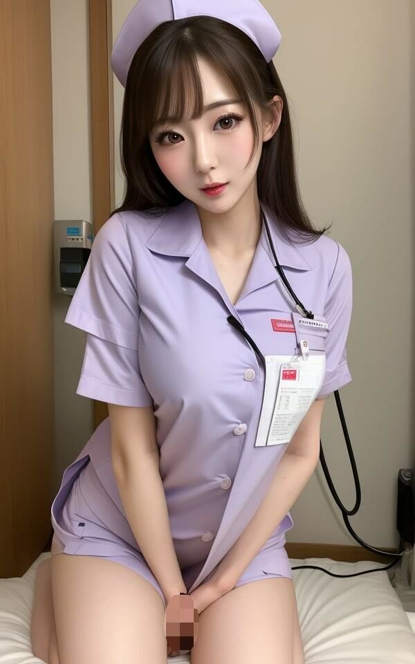 サンプル画像3:ベッドで治療するよ？ すけべナースの性欲全開 君の全て出してって？(彼女たちの瞳) [d_349137]