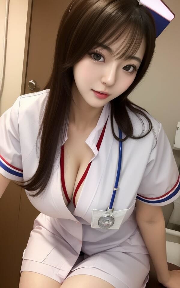 サンプル画像6:ベッドで治療するよ？ すけべナースの性欲全開 君の全て出してって？(彼女たちの瞳) [d_349137]