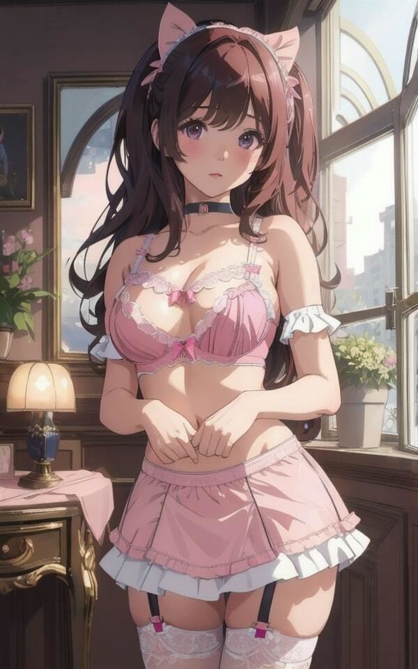 サンプル画像1:ボブが似合う美女 際どい姿で誘惑 61人収録(妄想世界) [d_349152]