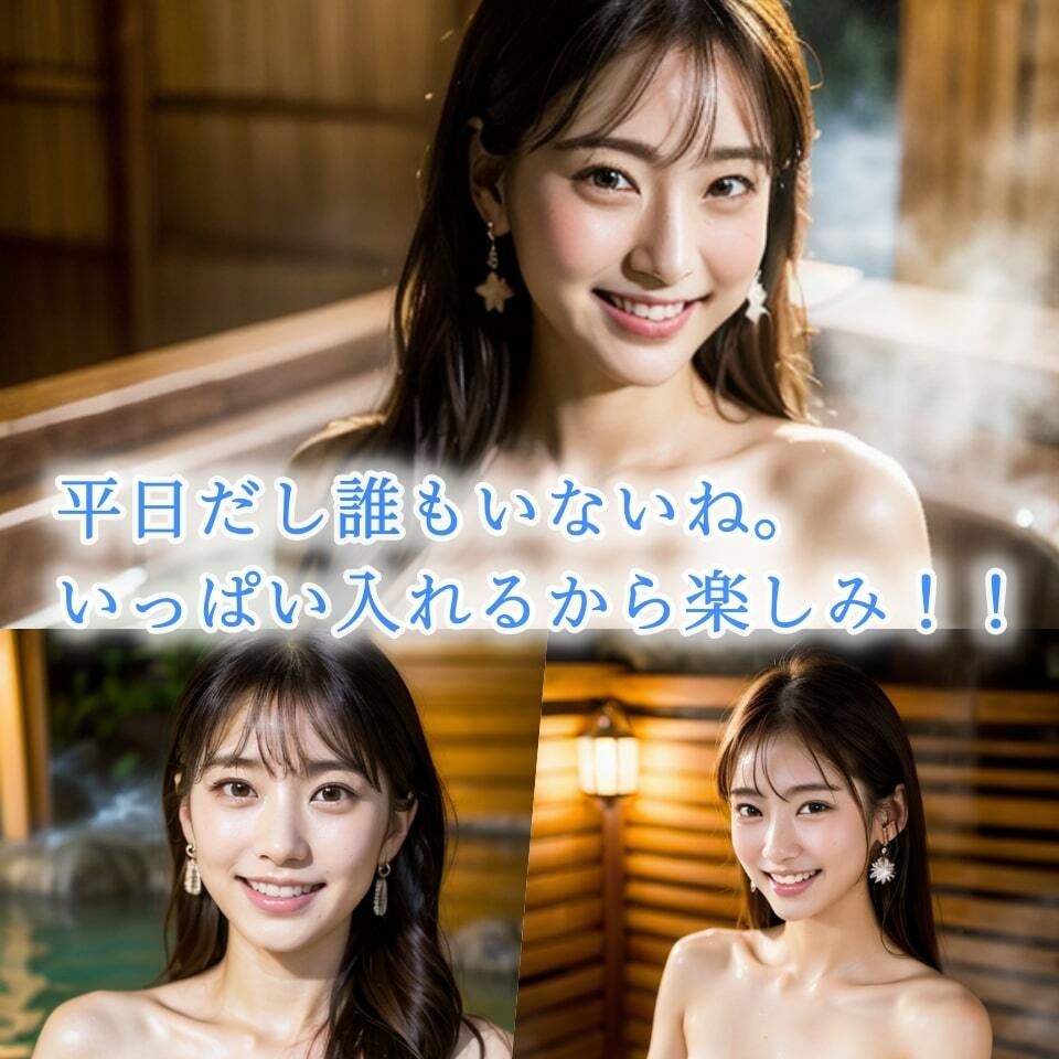 サンプル画像2:【巨乳天然娘】ドキドキ露天風呂〜張りのあるピチピチおっぱい〜【132p】(エスカルゴジョー) [d_349172]