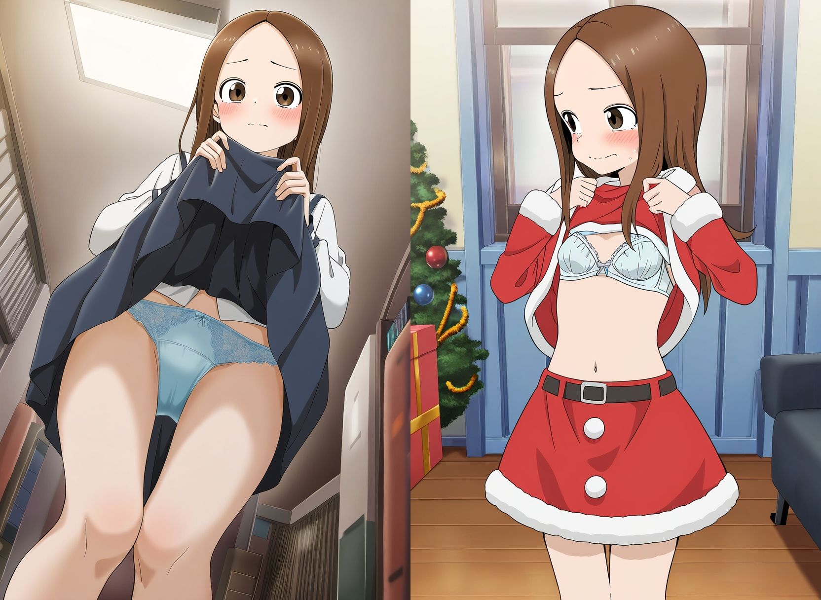 サンプル画像4:【からかい上手の高○さん】高○さんのエロ画集(猫やなぎ) [d_349192]