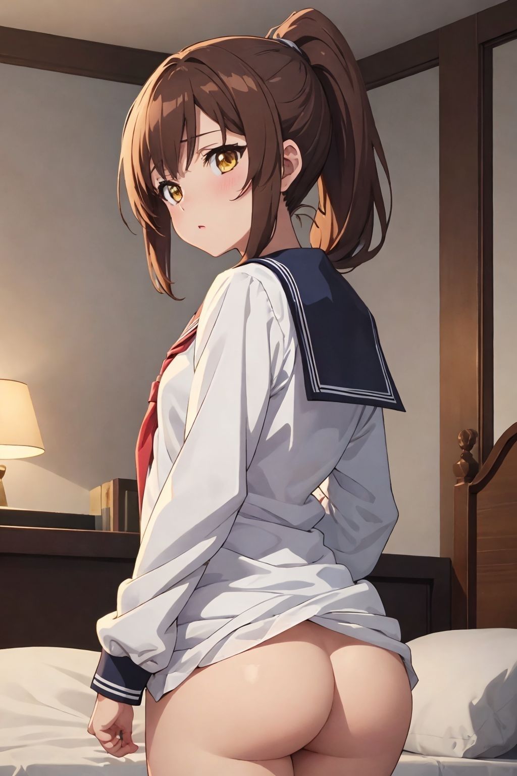 サンプル画像2:セーラー服は脱がさないで？(マンダラダラ) [d_349201]