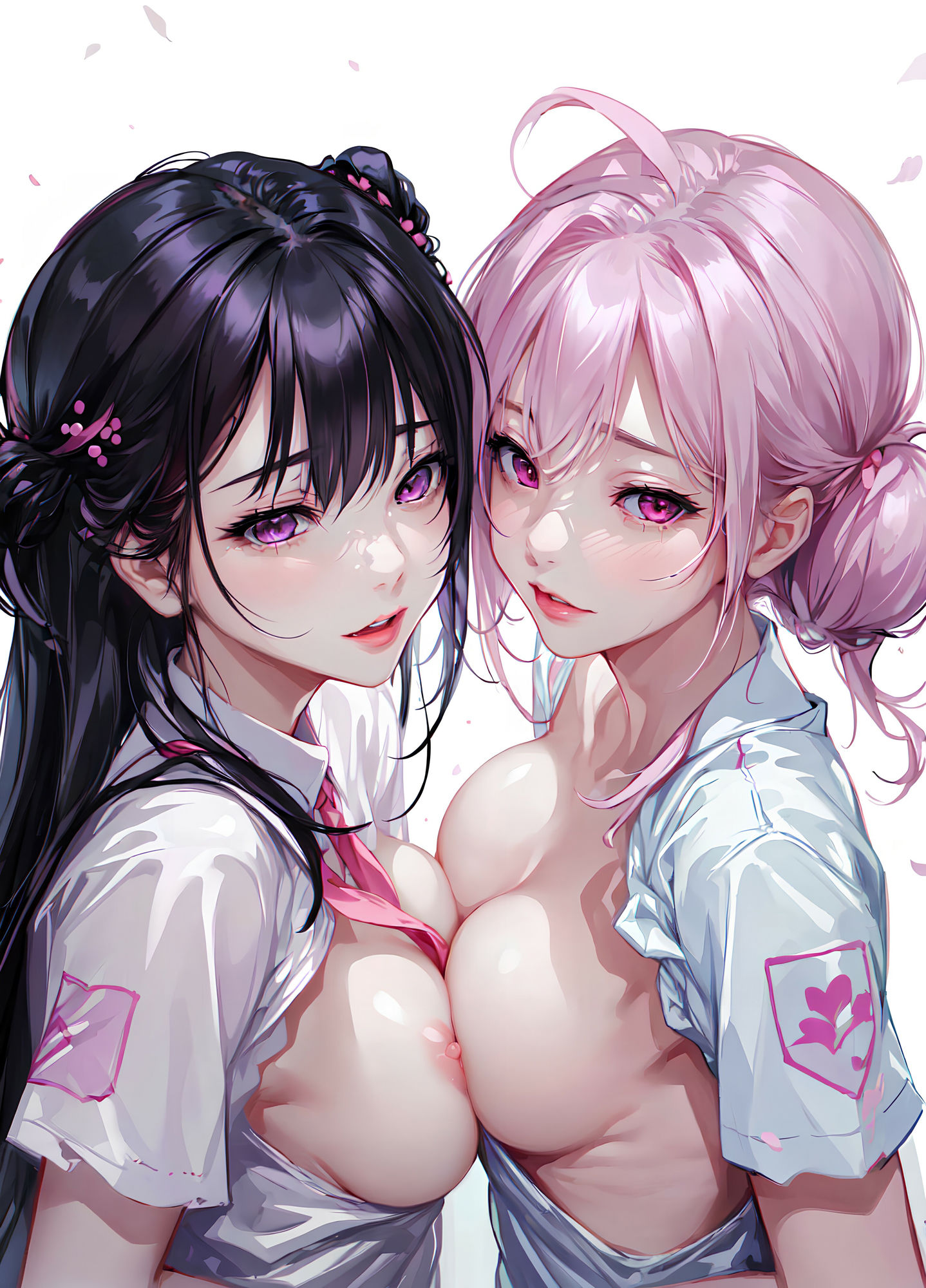 サンプル画像1:百合姉妹女学院〜乳寄せハグとキス〜(しろぐみ) [d_349203]