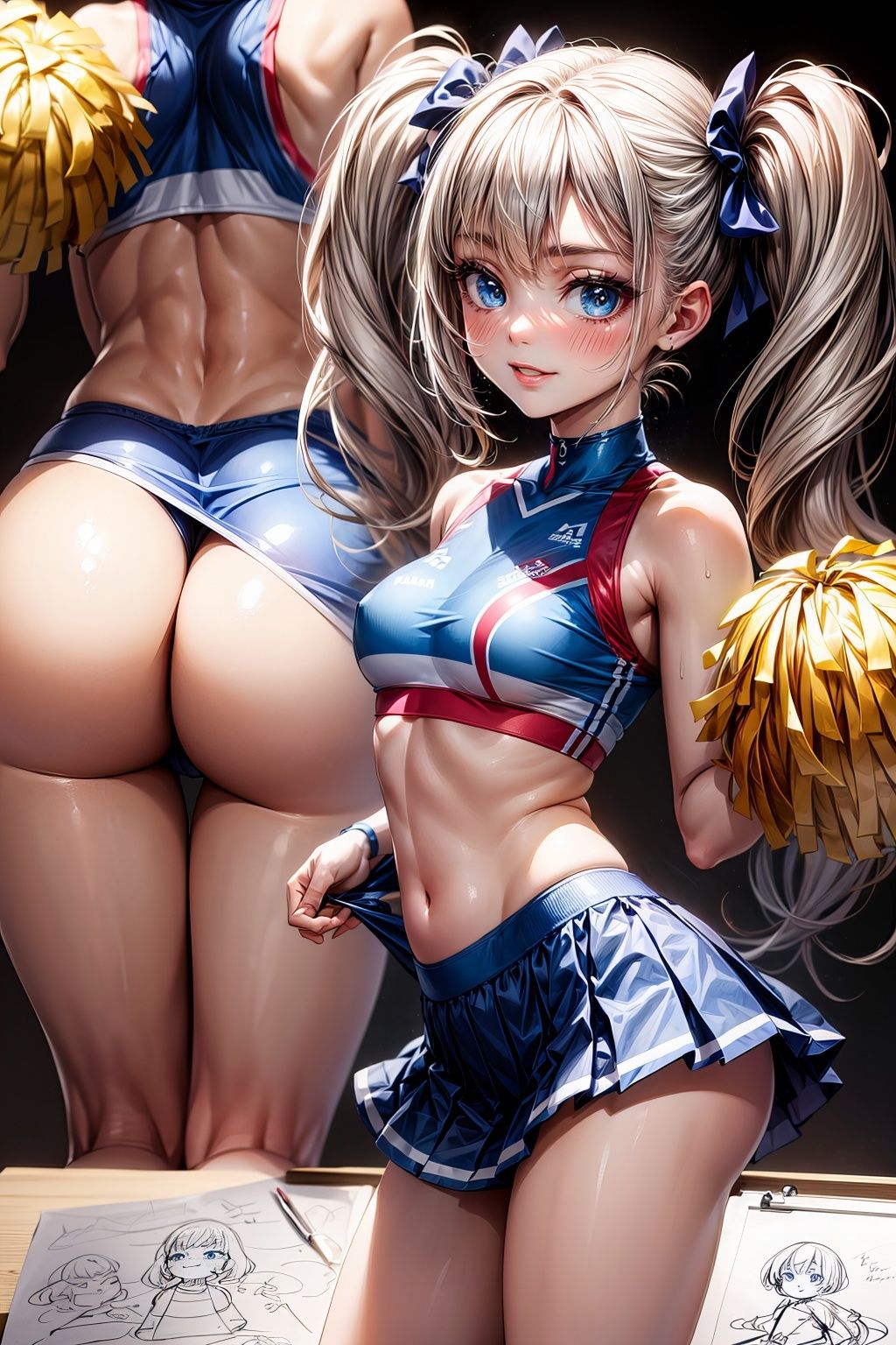 サンプル画像3:キラキラ☆チアガール(ピクセル詩人) [d_349218]