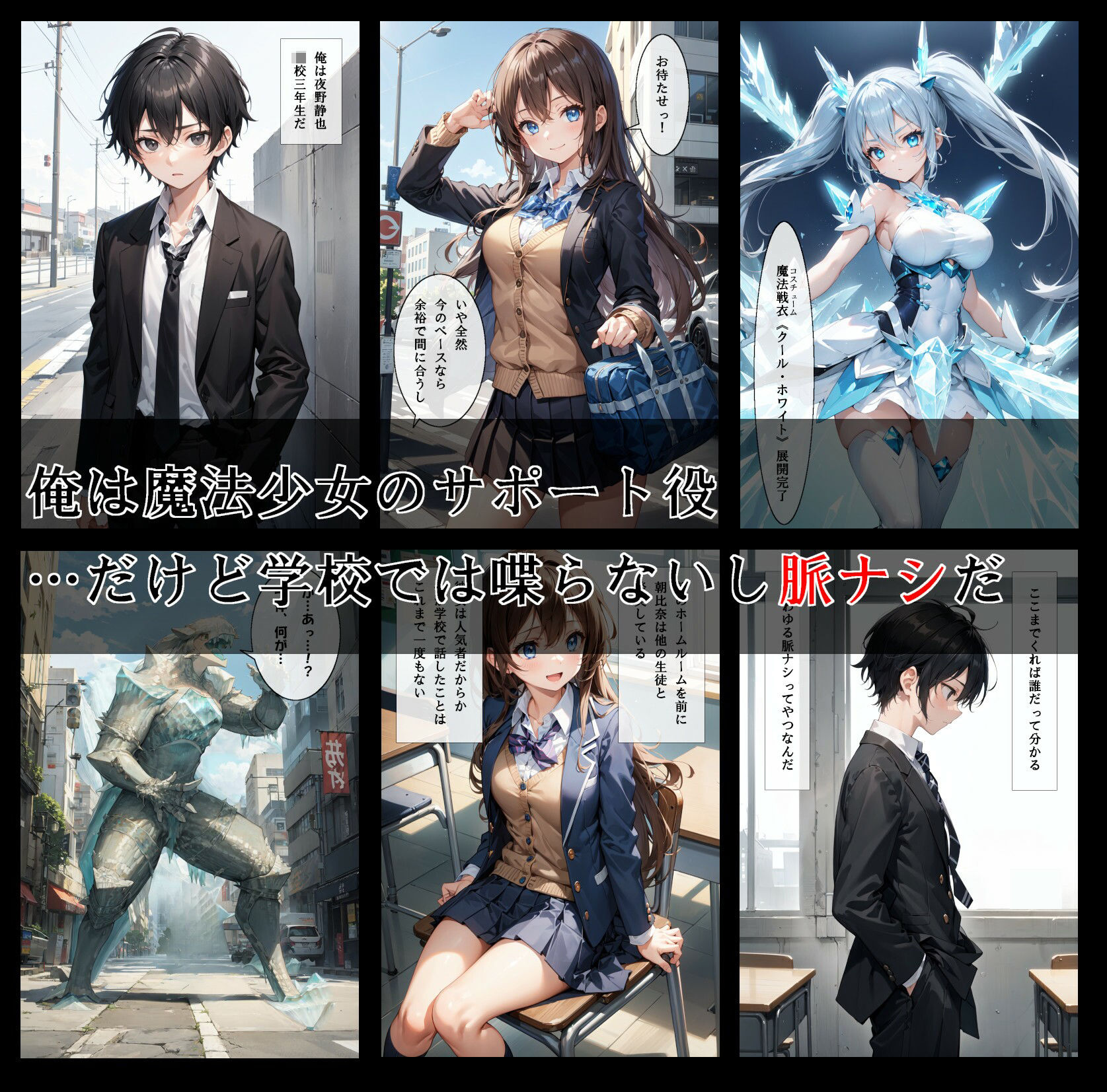 サンプル画像1:魔法少女クールホワイトの終焉(AIアトリエ MONO) [d_349221]