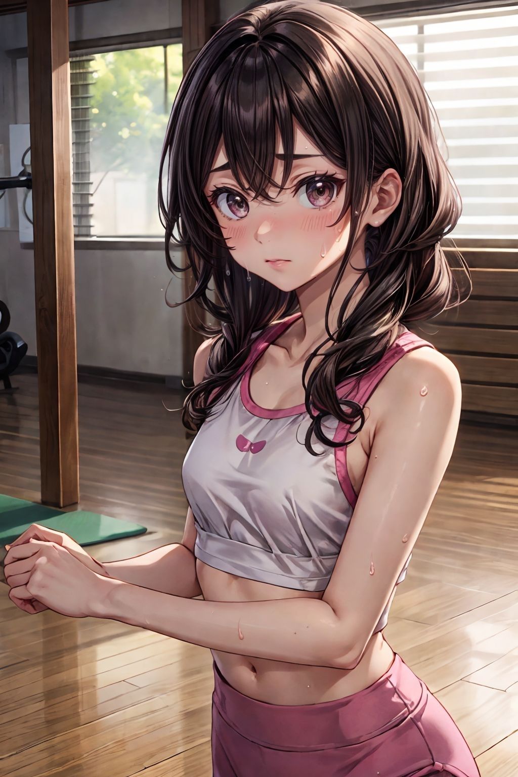 サンプル画像1:エロくて可愛い先生がいると噂のヨガ教室に入部してみた(だらだら2) [d_349228]