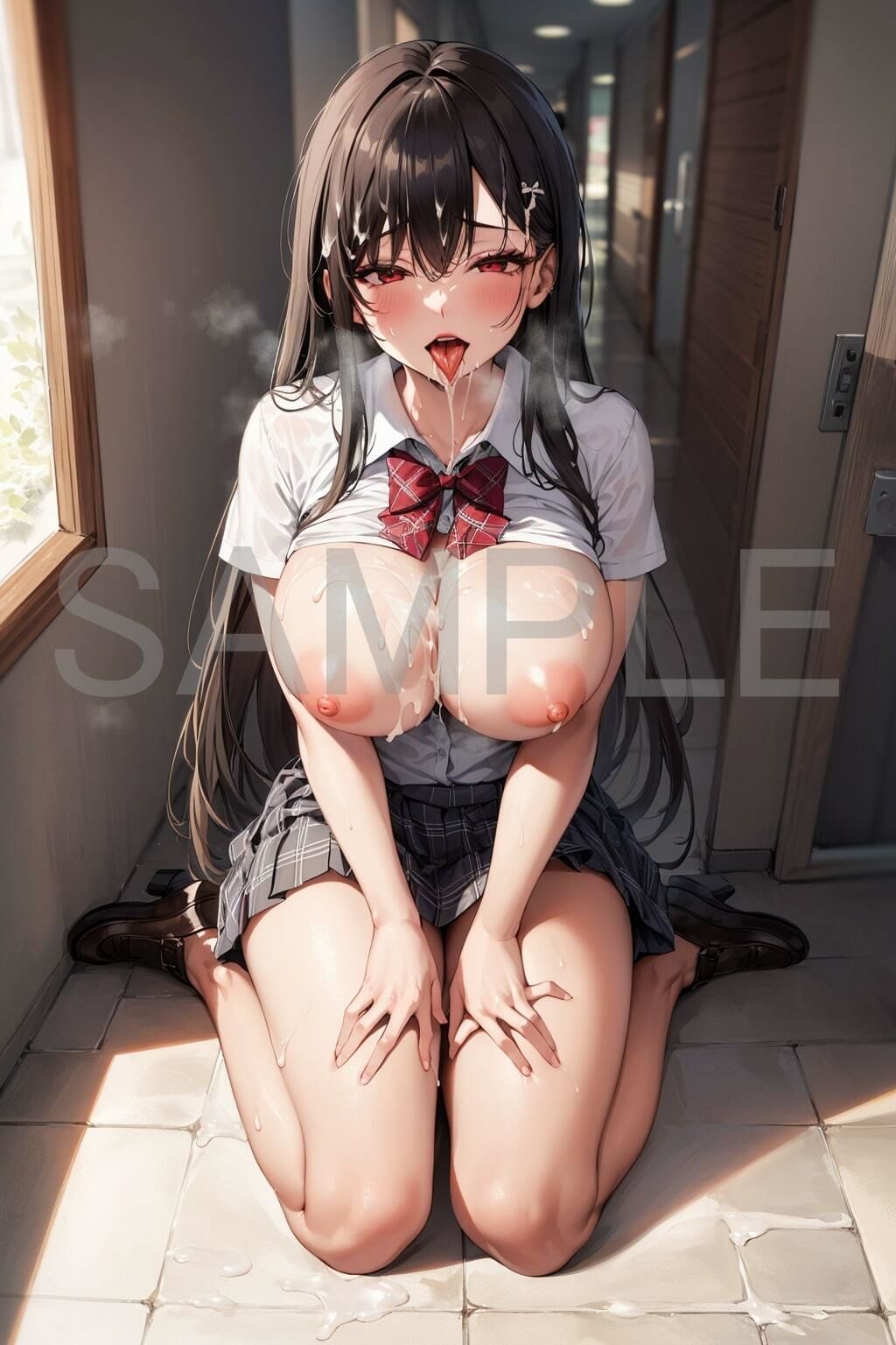 サンプル画像2:S〇Xが日常の世界 学園編(AIPalette) [d_349302]