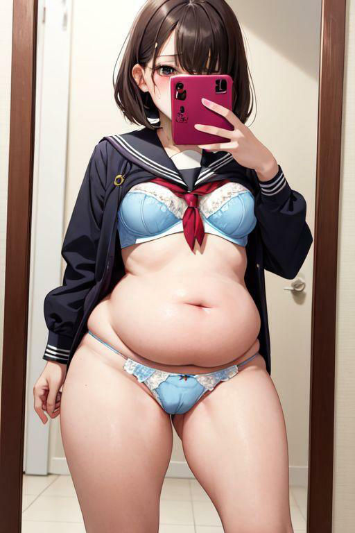 サンプル画像3:恥ずかしいケド見てほしい… 自撮りに目覚めた女の子たち 〜ムチムチ編〜(すてい麺) [d_349335]