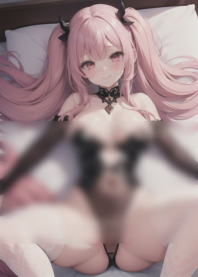 サンプル画像5:えっちいスケスケ下着のえっちな姐さん(天使の羽) [d_349426]