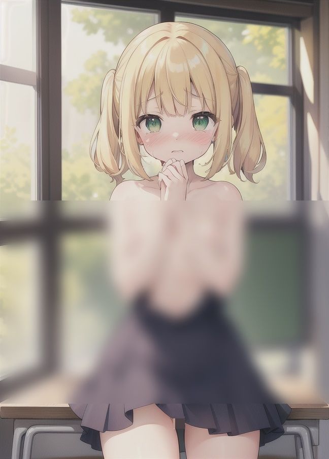 サンプル画像2:ブロンドの女の子と教室えっち(fanfanstar) [d_349435]