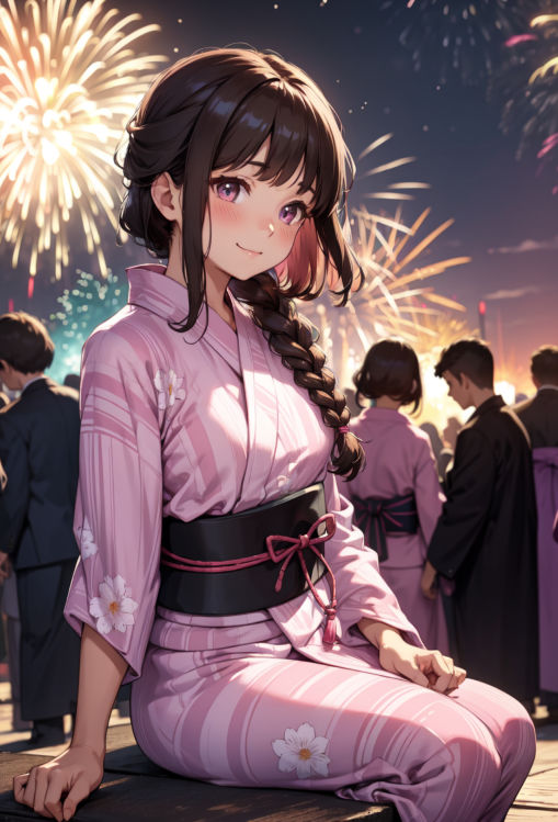 サンプル画像4:50人の美女とSEXできる本 -浴衣編-(あおギャラリー) [d_349471]