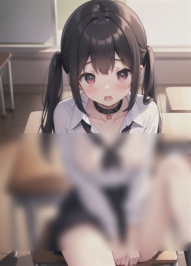 サンプル画像1:制服を着た女の子「私を犯して！」(夢の国) [d_349551]