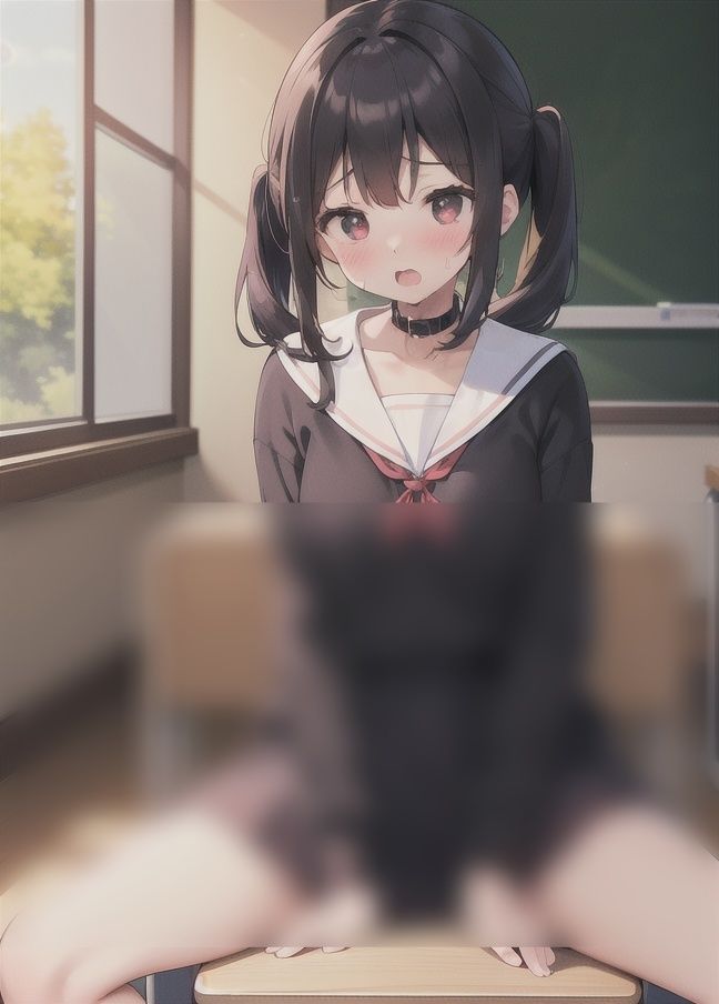 サンプル画像4:制服を着た女の子「私を犯して！」(夢の国) [d_349551]