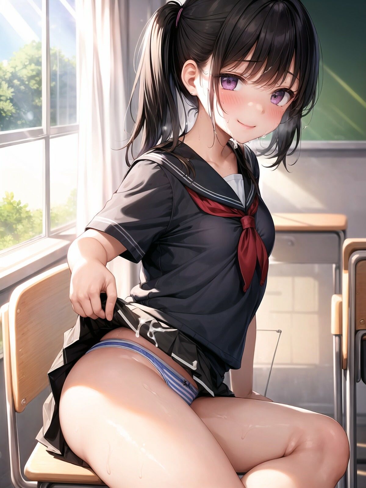 サンプル画像5:おパンツ見せなさい 2義務教育課(JSSアイドル) [d_349562]