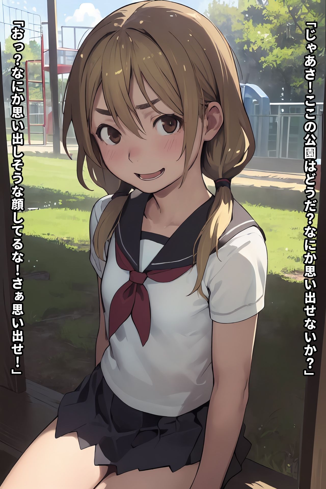 サンプル画像2:帰国子女と青い春(にゃぷそでぃ) [d_349584]