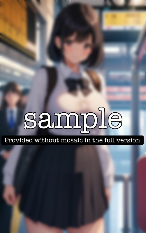 サンプル画像4:制服通学｜巨乳推定GカップNOJKが毎朝・・・童顔のかわい過ぎるJKを盗撮したコレクション(瞬間サファイア出版) [d_349587]