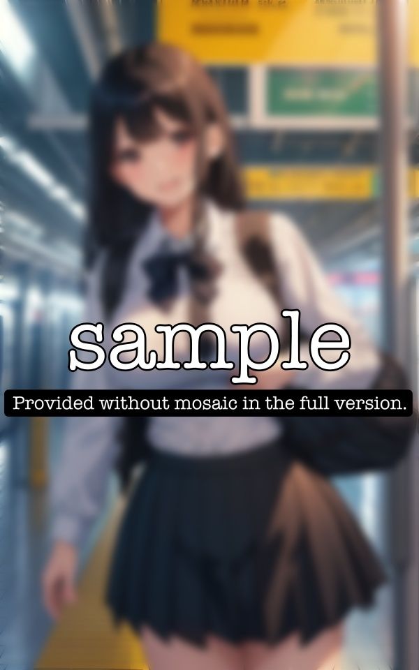 サンプル画像5:制服通学｜巨乳推定GカップNOJKが毎朝・・・童顔のかわい過ぎるJKを盗撮したコレクション(瞬間サファイア出版) [d_349587]