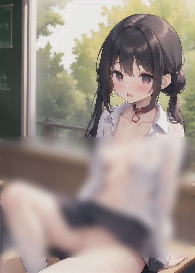 サンプル画像1:変態娘からのお願い「教室でしよ？」(泡泡くらぶ) [d_349594]