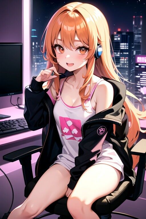 サンプル画像1:【オレンジ髪ゲーマー女子校生】緊縛拘束され強●高圧中出し(AIザッハトルテ) [d_349632]