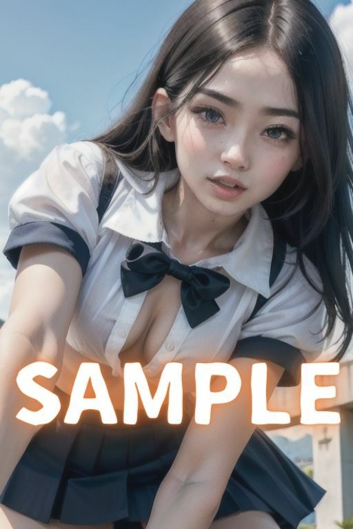 サンプル画像1:悪徳カメラマンにパンチラ撮影のついでに強引に中出しまでされちゃう気の弱い制服女子(AIソルト) [d_349677]