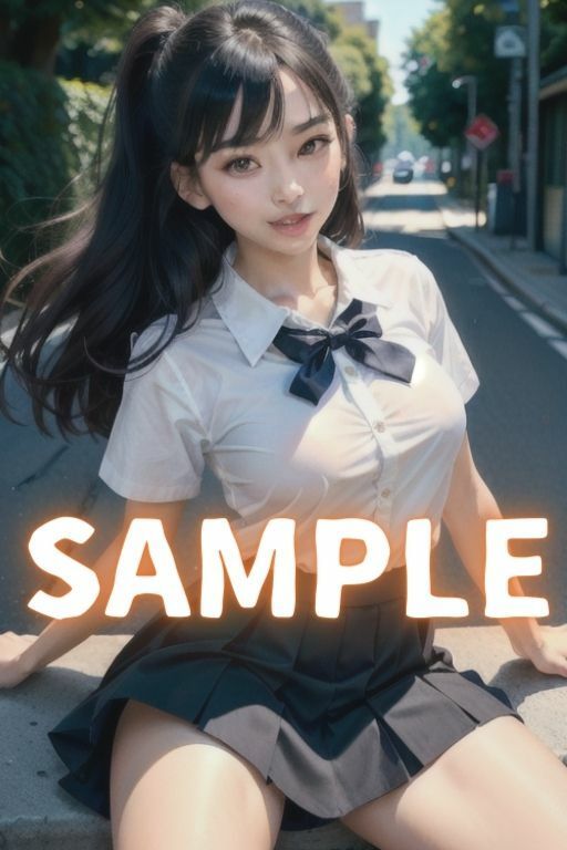 サンプル画像2:悪徳カメラマンにパンチラ撮影のついでに強引に中出しまでされちゃう気の弱い制服女子(AIソルト) [d_349677]