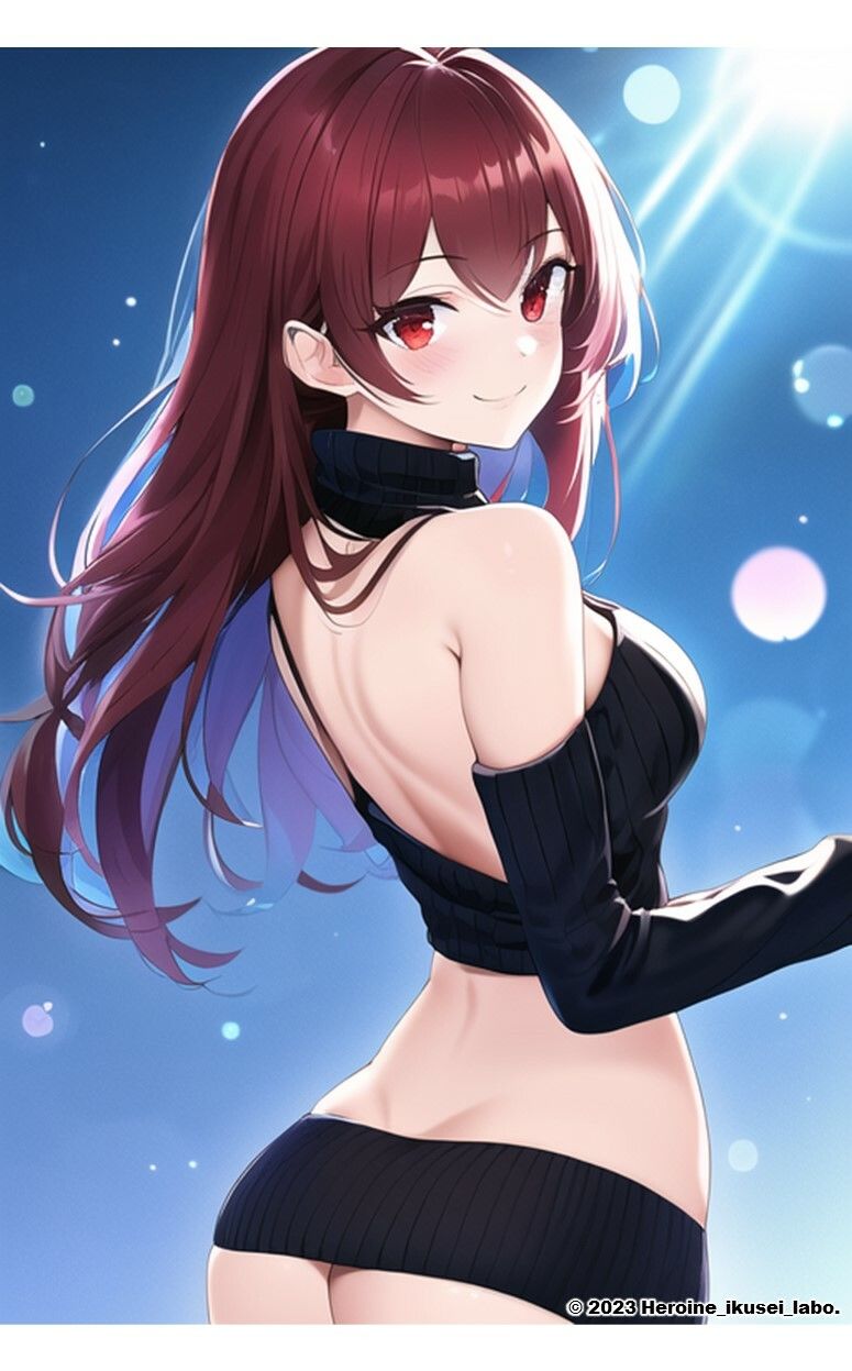 サンプル画像4:1つの呪文で生み出された100人のAI妄想美少女-19【童貞を殺すニットセーター女子編2】(AIヒロイン研究会) [d_349762]