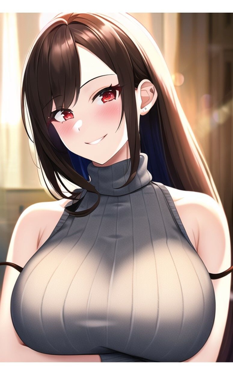 サンプル画像6:1つの呪文で生み出された100人のAI妄想美少女-19【童貞を殺すニットセーター女子編2】(AIヒロイン研究会) [d_349762]