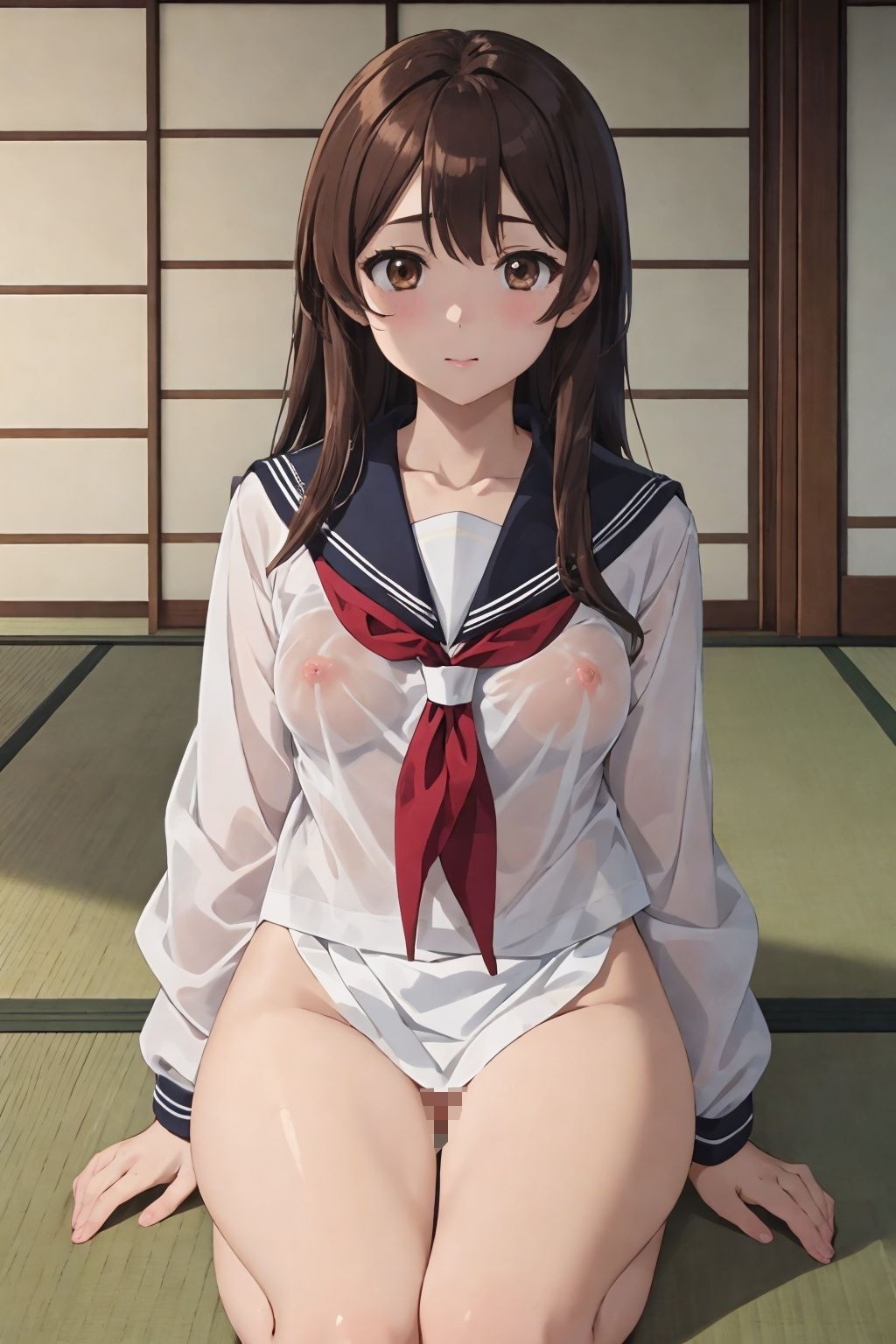 サンプル画像1:大好きなお兄ちゃんが初体験だった美女(チルファイブ) [d_349823]